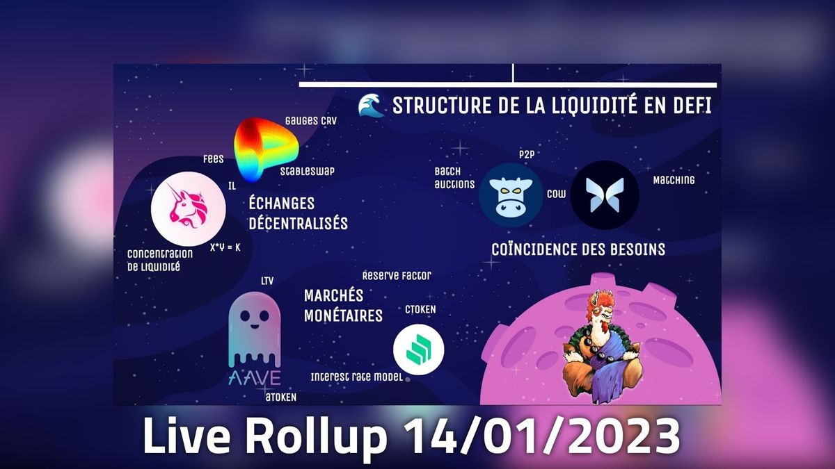 Live Rollup : DeFi France 14/01/2023