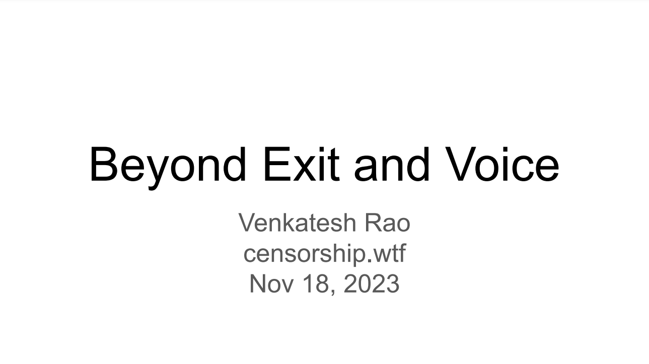 Beyond Exit and Voice - Censorship.wtf