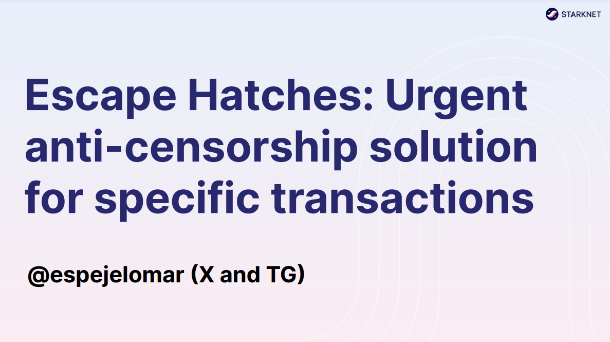 Escape Hatches - Censorship.wtf