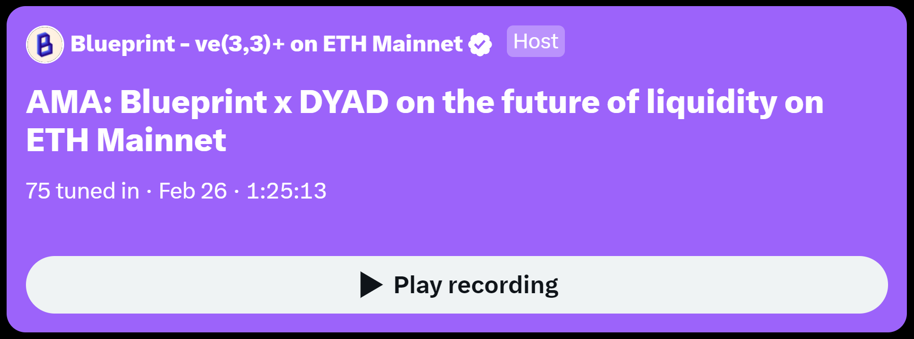 Blueprint & Dyad : future of liquidity on Ethereum mainnet