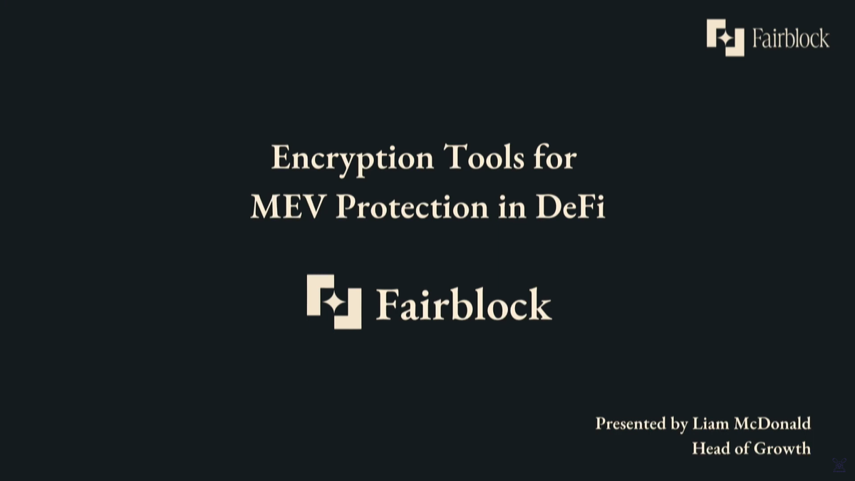 Encryption tools for MEV Protection in DeFi