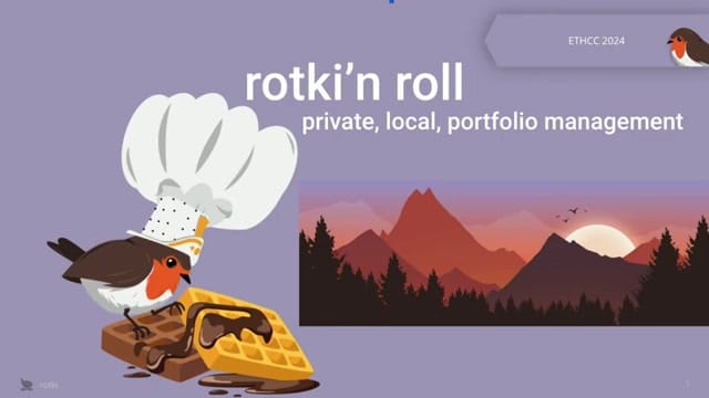 Private, local portfolio management (Rotki at EthCC)