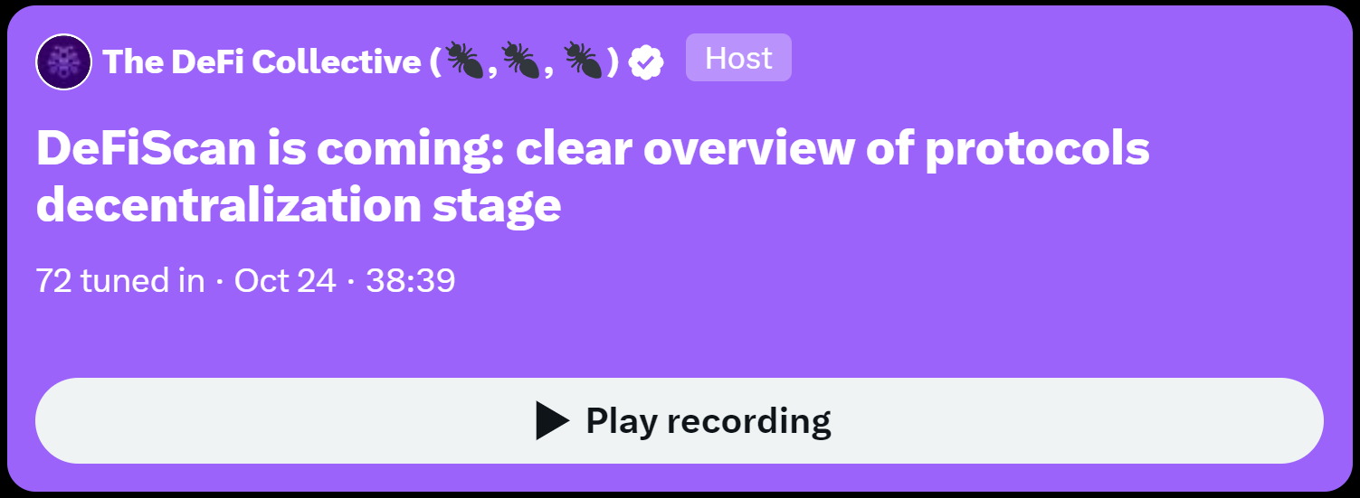 Introduction of DeFiScan (DeFi Collective)
