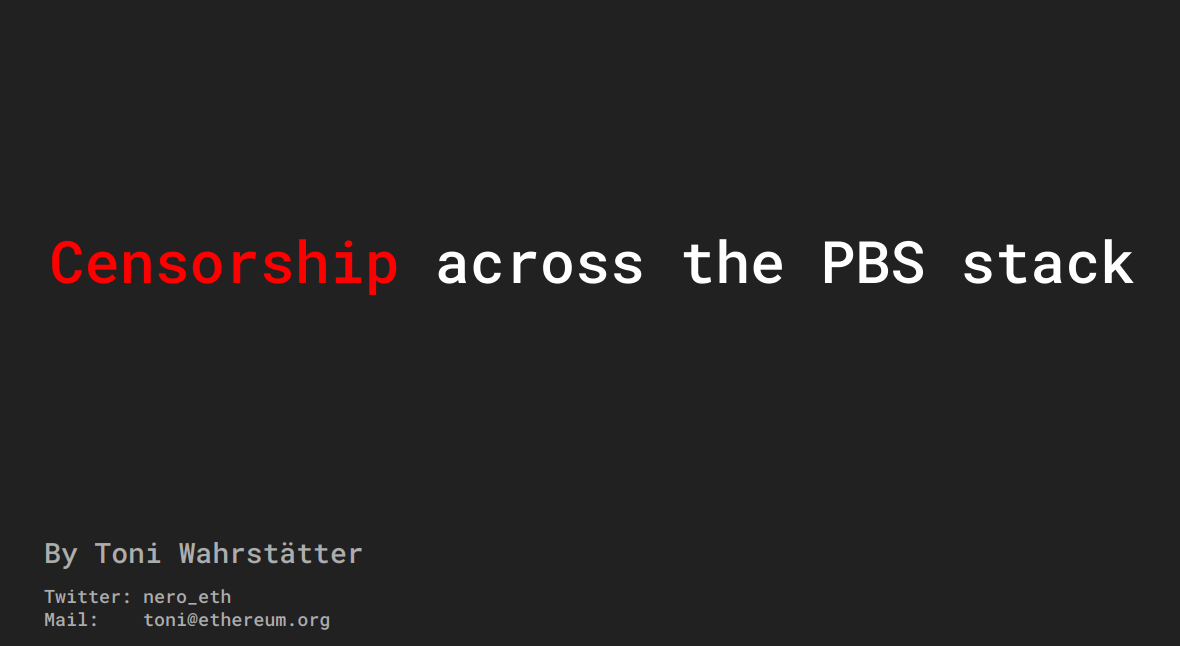 Exploring censorship across the PBS Stack - Censorship.wtf