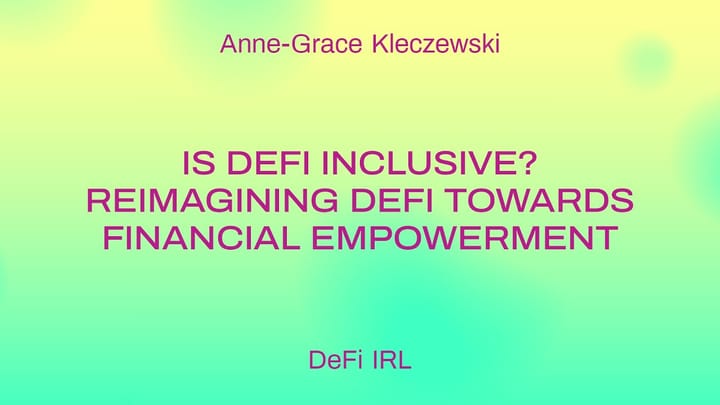 DeFi Towards Financial Empowerment